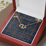 To My Beautiful Soulmate Necklace In Your Eyes I Have Found My Home Clan Agnew Tartan Everlasting Love Necklace