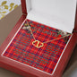 To My Beautiful Soulmate Necklace In Your Eyes I Have Found My Home Clan Rose Tartan Forever Love Necklace Tartan Gift for Girlfriend Everlasting Love Necklace
