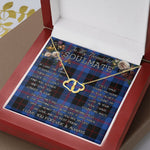 To My Beautiful Soulmate Necklace In Your Eyes I Have Found My Home Clan Angus Modern Tartan Everlasting Love Necklace