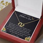 To My Future Mother In Law, Wedding For Her Mother's Gift Necklace, Mother's Day Everlasting Love Necklace