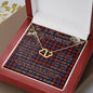 To My Beautiful Soulmate Necklace In Your Eyes I Have Found My Home Clan Broun Modern Tartan Everlasting Love Necklace