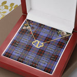 To My Beautiful Soulmate Necklace In Your Eyes I Have Found My Home Clan Rutherford Tartan Forever Love Necklace Tartan Gift for Girlfriend Everlasting Love Necklace