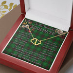 To My Beautiful Soulmate Necklace In Your Eyes I Have Found My Home Clan Anstruther Hunting Tartan Everlasting Love Necklace