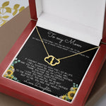 To My Mom Necklace You Are The World Mother Gift Necklace Mother's Day Everlasting Love Necklace