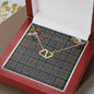 To My Beautiful Soulmate Necklace In Your Eyes I Have Found My Home Clan MacDuff Hunting Ancient Tartan Forever Love Necklace Tartan Gift for Girlfriend Everlasting Love Necklace