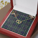 To My Beautiful Soulmate Necklace In Your Eyes I Have Found My Home Clan Graham of Montrose Modern Tartan Forever Love Necklace Tartan Gift for Girlfriend Everlasting Love Necklace