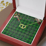 To My Beautiful Soulmate Necklace In Your Eyes I Have Found My Home Clan Arthur Tartan Everlasting Love Necklace