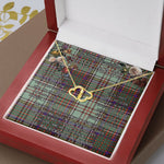To My Beautiful Soulmate Necklace In Your Eyes I Have Found My Home Clan MacAndrew Tartan Forever Love Necklace Tartan Gift for Girlfriend Everlasting Love Necklace