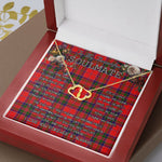 To My Beautiful Soulmate Necklace In Your Eyes I Have Found My Home Clan MacGillivray Tartan Forever Love Necklace Tartan Gift for Girlfriend Everlasting Love Necklace