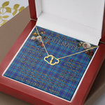 To My Beautiful Soulmate Necklace In Your Eyes I Have Found My Home Clan Mercer Tartan Forever Love Necklace Tartan Gift for Girlfriend Everlasting Love Necklace
