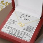 To My Beautiful Mom - I'm So Blessed That You Are My Mother - Love Your Son, Mother's Day Necklace
