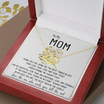 Mom Necklace Gift - To My Mom Necklace - Thank You For Giving Me The Best Things In Life, Mother's Day Everlasting Love Necklace