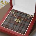 To My Beautiful Soulmate Necklace In Your Eyes I Have Found My Home Clan Cameron Of Erracht Weathered Tartan Everlasting Love Necklace