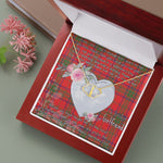 Gift To My Beautiful Girlfriend Valentine Necklace For Soulmate Anniversary Clan Ross Tartan Everlasting Love Necklace,valentine necklace, necklace girlfriend, necklace for wife, cute necklaces for girlfriend, jewelry for girlfriend, to my soulmate necklace, to my future wife necklace,
