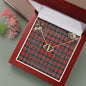 To My Beautiful Soulmate Necklace In Your Eyes I Have Found My Home Clan MacDuff Modern Tartan Forever Love Necklace Tartan Gift for Girlfriend Everlasting Love Necklace