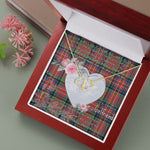 Gift To My Beautiful Girlfriend Valentine Necklace For Soulmate Anniversary Clan MacPherson Ancient Tartan Everlasting Love Necklace,valentine necklace, necklace girlfriend, necklace for wife, cute necklaces for girlfriend, jewelry for girlfriend, to my soulmate necklace, to my future wife necklace,