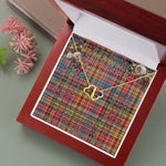 To My Beautiful Soulmate Necklace In Your Eyes I Have Found My Home Clan Drummond Of Strathallan Tartan Forever Love Necklace Tartan Gift for Girlfriend Everlasting Love Necklace