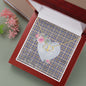 Gift To My Beautiful Girlfriend Valentine Necklace For Soulmate Anniversary Clan Hannay Grey Tartan Everlasting Love Necklace