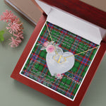 Gift To My Beautiful Girlfriend Valentine Necklace For Soulmate Anniversary Clan McGeachie Tartan Everlasting Love Necklace,valentine necklace, necklace girlfriend, necklace for wife, cute necklaces for girlfriend, jewelry for girlfriend, to my soulmate necklace, to my future wife necklace,