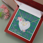 Gift To My Beautiful Girlfriend Valentine Necklace For Soulmate Anniversary Clan Irvine Ancient Tartan Everlasting Love Necklace