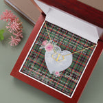 Gift To My Beautiful Girlfriend Valentine Necklace For Soulmate Anniversary Clan Cumming Hunting Ancient Tartan Everlasting Love Necklace,valentine necklace, necklace girlfriend, necklace for wife, cute necklaces for girlfriend, jewelry for girlfriend, to my soulmate necklace, to my future wife necklace,