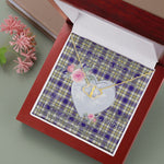 Gift To My Beautiful Girlfriend Valentine Necklace For Soulmate Anniversary Clan Livingstone Dress Tartan Everlasting Love Necklace,valentine necklace, necklace girlfriend, necklace for wife, cute necklaces for girlfriend, jewelry for girlfriend, to my soulmate necklace, to my future wife necklace,