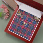 To My Beautiful Soulmate Necklace In Your Eyes I Have Found My Home Clan Graham of Menteith Pink Tartan Forever Love Necklace Tartan Gift for Girlfriend Everlasting Love Necklace