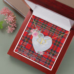Gift To My Beautiful Girlfriend Valentine Necklace For Soulmate Anniversary Clan MacGillivray Tartan Everlasting Love Necklace,valentine necklace, necklace girlfriend, necklace for wife, cute necklaces for girlfriend, jewelry for girlfriend, to my soulmate necklace, to my future wife necklace,