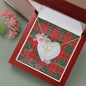 Gift To My Beautiful Girlfriend Valentine Necklace For Soulmate Anniversary Clan MacAulay Tartan Everlasting Love Necklace,valentine necklace, necklace girlfriend, necklace for wife, cute necklaces for girlfriend, jewelry for girlfriend, to my soulmate necklace, to my future wife necklace,