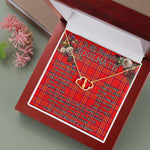 To My Beautiful Soulmate Necklace In Your Eyes I Have Found My Home Clan Burnett Modern Tartan Everlasting Love Necklace