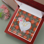 Gift To My Beautiful Girlfriend Valentine Necklace For Soulmate Anniversary Clan Crosby Tartan Everlasting Love Necklace,valentine necklace, necklace girlfriend, necklace for wife, cute necklaces for girlfriend, jewelry for girlfriend, to my soulmate necklace, to my future wife necklace,