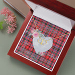 Gift To My Beautiful Girlfriend Valentine Necklace For Soulmate Anniversary Clan Udny Tartan Everlasting Love Necklace,valentine necklace, necklace girlfriend, necklace for wife, cute necklaces for girlfriend, jewelry for girlfriend, to my soulmate necklace, to my future wife necklace,