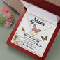 To My Mom Necklace, I'll Be By Your Side, To My Mom Gift Necklace, Mother's Day Everlasting Love Necklace