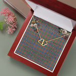 To My Beautiful Soulmate Necklace In Your Eyes I Have Found My Home Clan MacIntyre Ancient Tartan Forever Love Necklace Tartan Gift for Girlfriend Everlasting Love Necklace