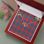 To My Beautiful Soulmate Necklace In Your Eyes I Have Found My Home Clan Galloway Tartan Forever Love Necklace Tartan Gift for Girlfriend Everlasting Love Necklace