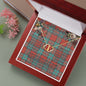 To My Beautiful Soulmate Necklace In Your Eyes I Have Found My Home Clan Dunbar Ancient Tartan Forever Love Necklace Tartan Gift for Girlfriend Everlasting Love Necklace