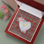 Gift To My Beautiful Girlfriend Valentine Necklace For Soulmate Anniversary Clan MacBain Tartan Everlasting Love Necklace,valentine necklace, necklace girlfriend, necklace for wife, cute necklaces for girlfriend, jewelry for girlfriend, to my soulmate necklace, to my future wife necklace,