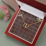 To My Beautiful Soulmate Necklace In Your Eyes I Have Found My Home Clan Ainslie Tartan Everlasting Love Necklace