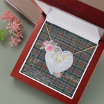 Gift To My Beautiful Girlfriend Valentine Necklace For Soulmate Anniversary Clan MacDuff Hunting Ancient Tartan Everlasting Love Necklace,valentine necklace, necklace girlfriend, necklace for wife, cute necklaces for girlfriend, jewelry for girlfriend, to my soulmate necklace, to my future wife necklace,