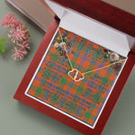 To My Beautiful Soulmate Necklace In Your Eyes I Have Found My Home Clan Ross Ancient Tartan Forever Love Necklace Tartan Gift for Girlfriend Everlasting Love Necklace