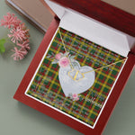 Gift To My Beautiful Girlfriend Valentine Necklace For Soulmate Anniversary Clan MacMillan Tartan Everlasting Love Necklace,valentine necklace, necklace girlfriend, necklace for wife, cute necklaces for girlfriend, jewelry for girlfriend, to my soulmate necklace, to my future wife necklace,