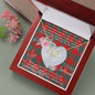 Gift To My Beautiful Girlfriend Valentine Necklace For Soulmate Anniversary Clan Cumming Tartan Everlasting Love Necklace,valentine necklace, necklace girlfriend, necklace for wife, cute necklaces for girlfriend, jewelry for girlfriend, to my soulmate necklace, to my future wife necklace,