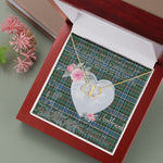 Gift To My Beautiful Girlfriend Valentine Necklace For Soulmate Anniversary Clan Ogilvie Hunting Ancient Tartan Everlasting Love Necklace,valentine necklace, necklace girlfriend, necklace for wife, cute necklaces for girlfriend, jewelry for girlfriend, to my soulmate necklace, to my future wife necklace,