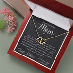 To My Mom Necklace, To My Beautiful Mom Necklace, Mother's Day Gift For Mom From Son, Thank You Mom Mother's Day Everlasting Love Necklace