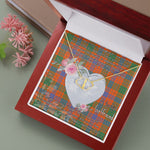 Gift To My Beautiful Girlfriend Valentine Necklace For Soulmate Anniversary Clan Ross Ancient Tartan Everlasting Love Necklace,valentine necklace, necklace girlfriend, necklace for wife, cute necklaces for girlfriend, jewelry for girlfriend, to my soulmate necklace, to my future wife necklace,