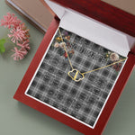 To My Beautiful Soulmate Necklace In Your Eyes I Have Found My Home Clan Glendinning Tartan Forever Love Necklace Tartan Gift for Girlfriend Everlasting Love Necklace