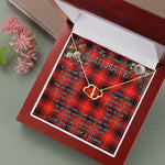 To My Beautiful Soulmate Necklace In Your Eyes I Have Found My Home Clan MacIntyre Modern Tartan Forever Love Necklace Tartan Gift for Girlfriend Everlasting Love Necklace