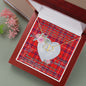 Gift To My Beautiful Girlfriend Valentine Necklace For Soulmate Anniversary Clan Rose Tartan Everlasting Love Necklace,valentine necklace, necklace girlfriend, necklace for wife, cute necklaces for girlfriend, jewelry for girlfriend, to my soulmate necklace, to my future wife necklace,