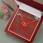 To My Beautiful Soulmate Necklace In Your Eyes I Have Found My Home Clan MacDonell Of Keppoch Modern Tartan Forever Love Necklace Tartan Gift for Girlfriend Everlasting Love Necklace