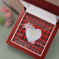 Gift To My Beautiful Girlfriend Valentine Necklace For Soulmate Anniversary Clan Ramsay Tartan Everlasting Love Necklace,valentine necklace, necklace girlfriend, necklace for wife, cute necklaces for girlfriend, jewelry for girlfriend, to my soulmate necklace, to my future wife necklace,